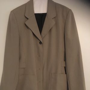 Black and cream suit jacket with cute details